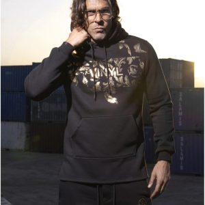 96711 01 HOODIE WITH BIG CHEST LOGO